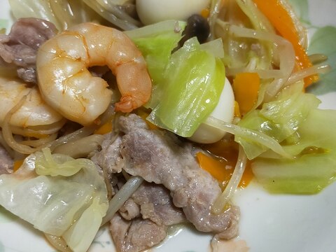 白菜なし!キャベツで八宝菜